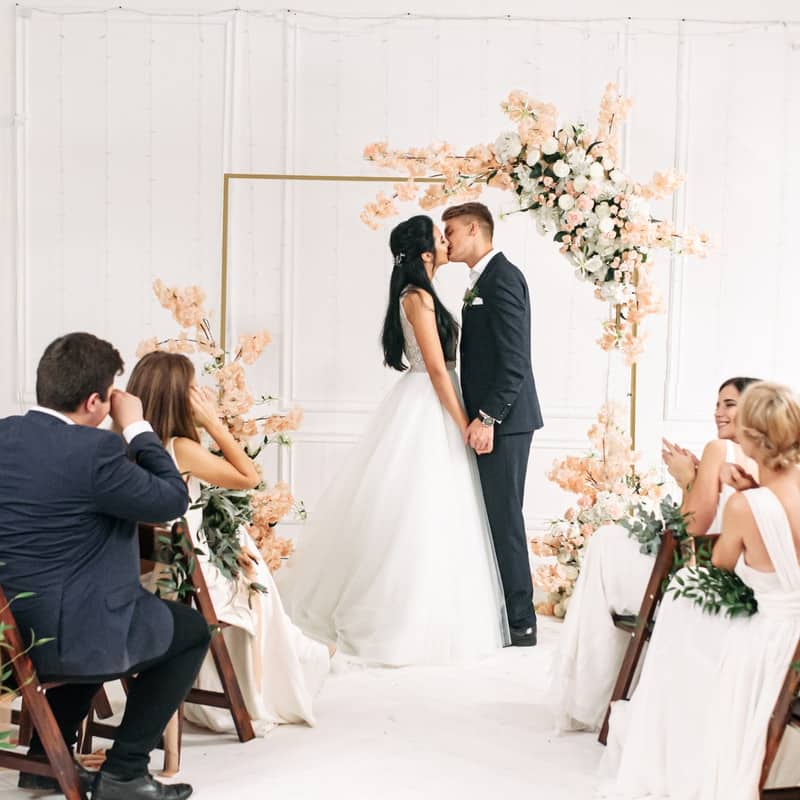 00*50*200cm Flat Top With Water Bag Wedding Iron Arch