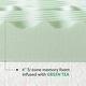 preview thumbnail 6 of 6, 4 Inch 5-Zone Memory Foam Mattress Topper with Calming Green Tea Infusion