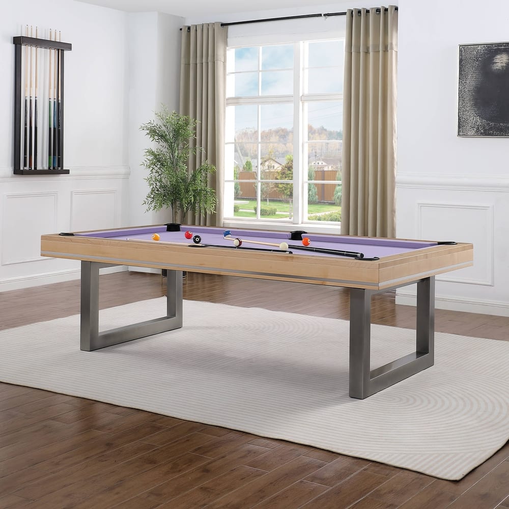 Harmony Maple 8ft Billiard Slate Bed Pool Table