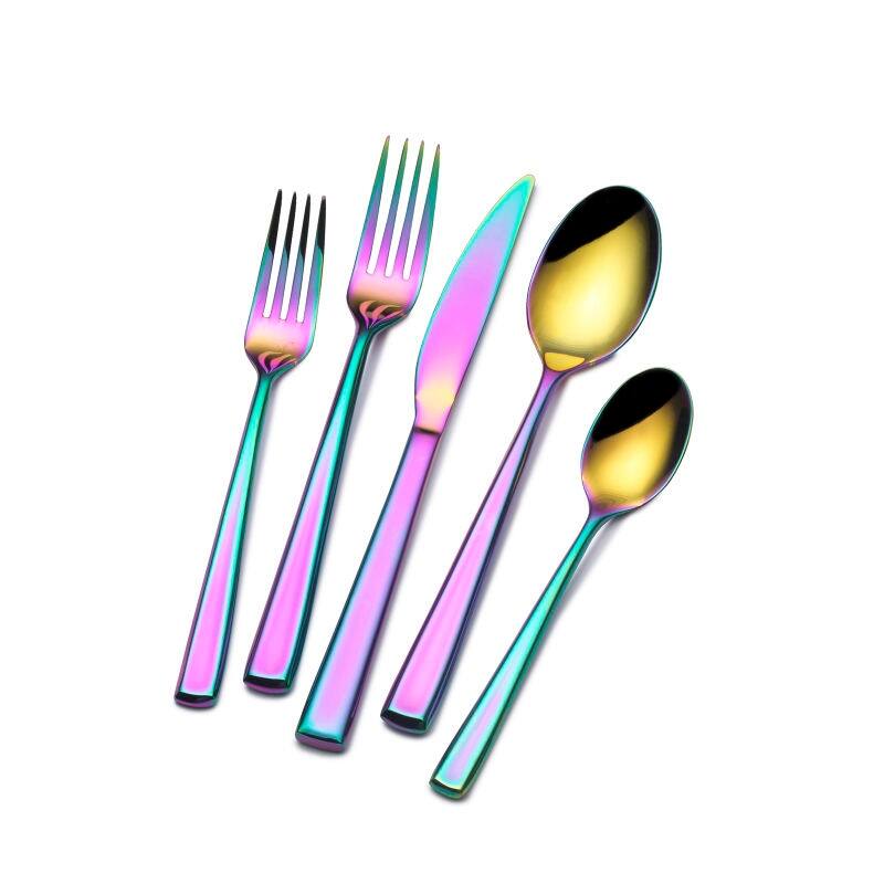 Towle Living 20-Piece Dream Rainbow Flatware Set