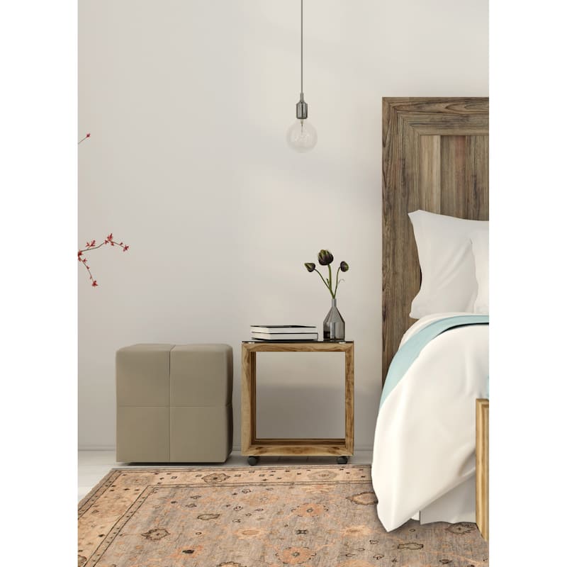 ECARPETGALLERY Hand-knotted Jules Serapi Grey Wool Rug - 8'1 x 9'11