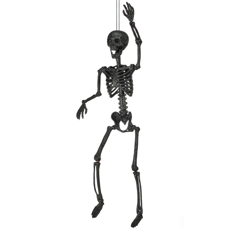 36" Plastic Glitter Skeleton