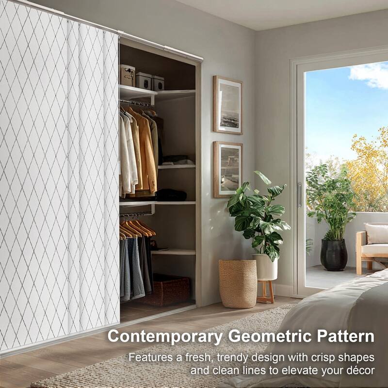 CHICOLOGY Adjustable Sliding Panels, 4-Rail Track, for Large Windows