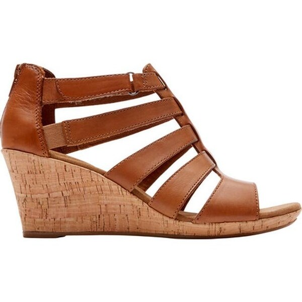 rockport briah gladiator wedge sandal