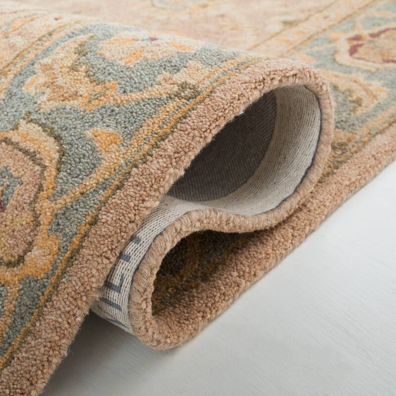 SAFAVIEH Handmade Anatolia Meenje Traditional Oriental Hand-spun Wool Rug