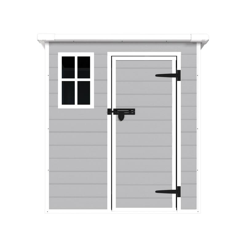 Waterproof Outdoor Storage Shed with Window, Lockable Doors and Vents