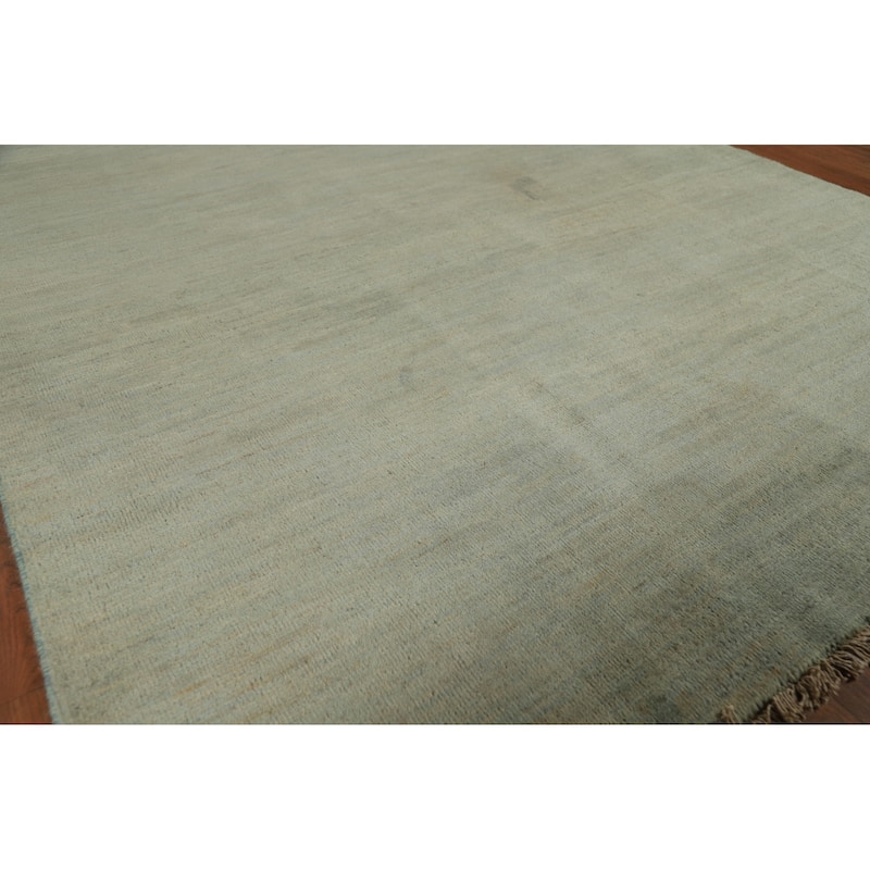 Gabbeh Modern Oriental Rug Hand-Knotted Wool Carpet - 5'0"x 6'5"