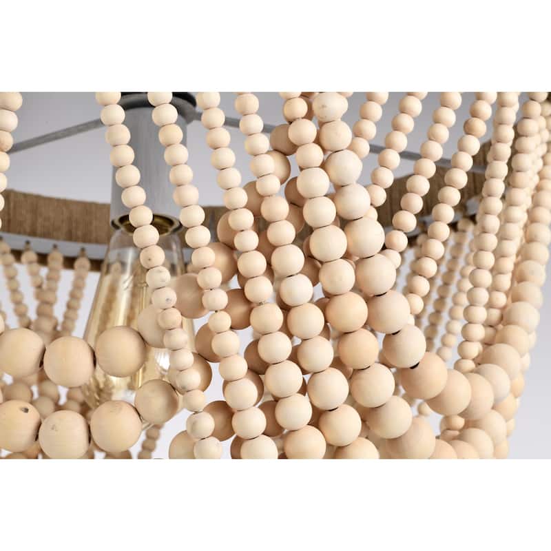Elli 18 Inch Chandelier Bohemian Beads Pendant 1-Light