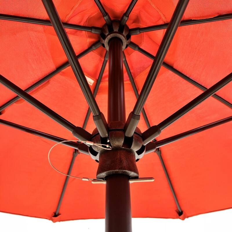 Tropishade 6' Bistro/Balcony/Cafe/Deck Commercial Patio Umbrella. Sunbrella cover. Good for compact space.
