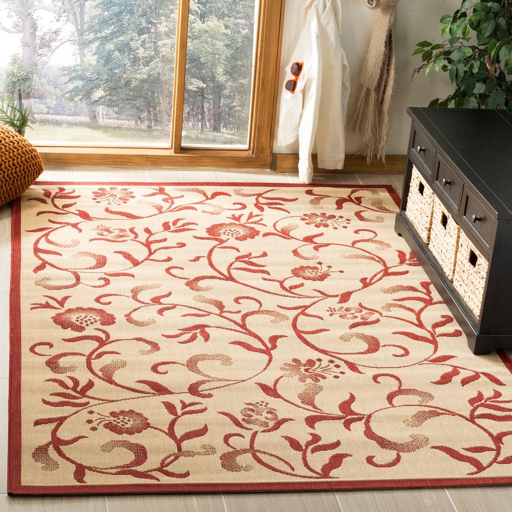 Martha Stewart by SAFAVIEH Swirling Garden Waterproof Rug