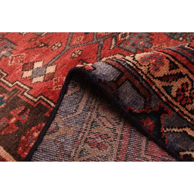 ECARPETGALLERY Hand-knotted Andelz Red Wool Rug - 3'8 x 6'9