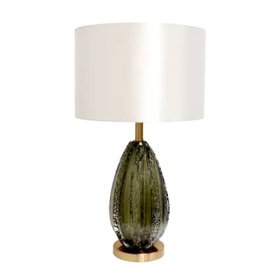 Pasargad Home Scion Modern Round Metal Base Table Lamp