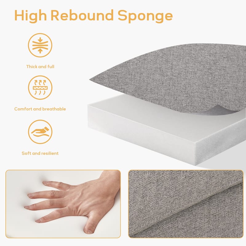 Tufted-Fabric-Upholstered-Accent Chair