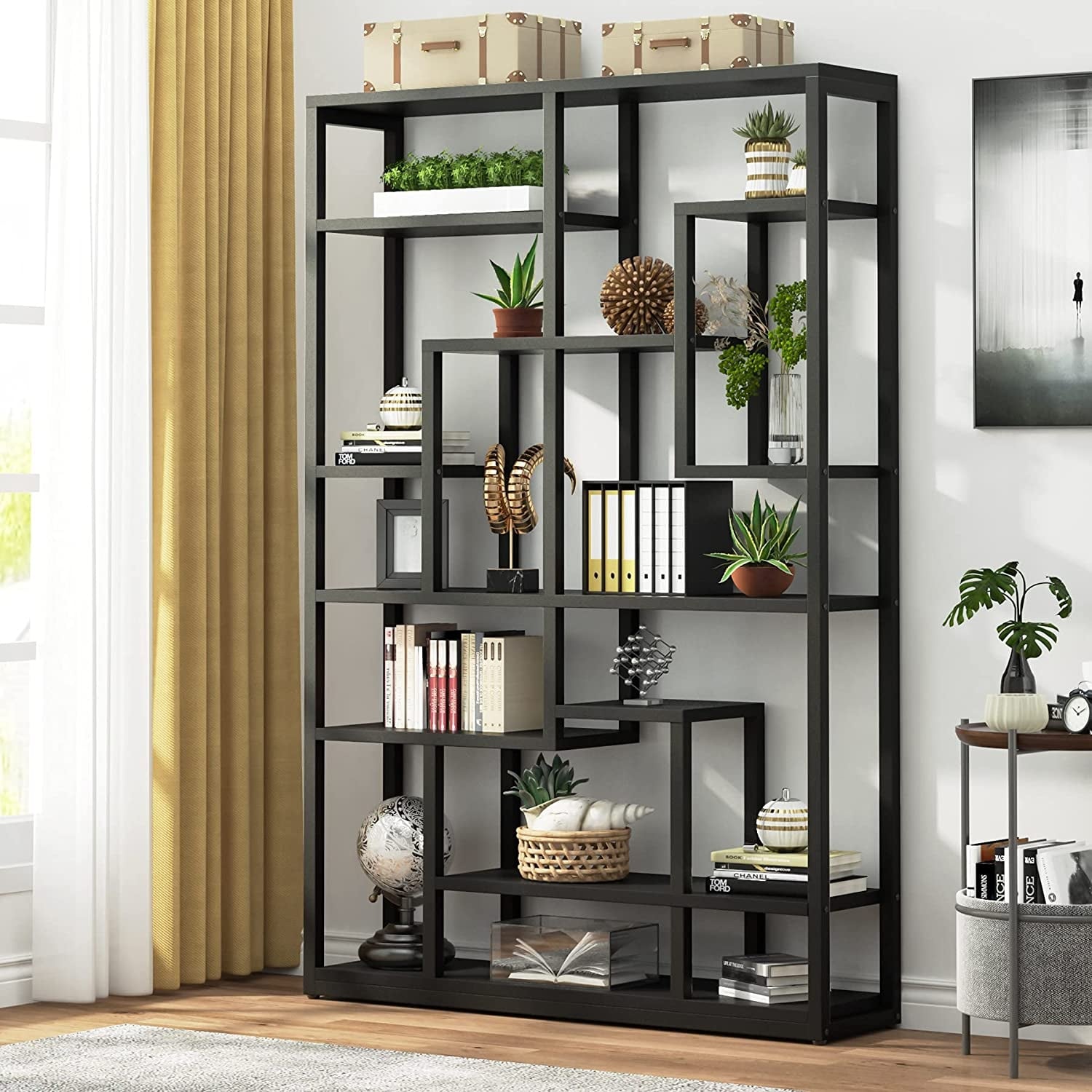 Bookshelf Black,Storage Rack Bookcase for Living Room Bed Bath  Beyond  33874295