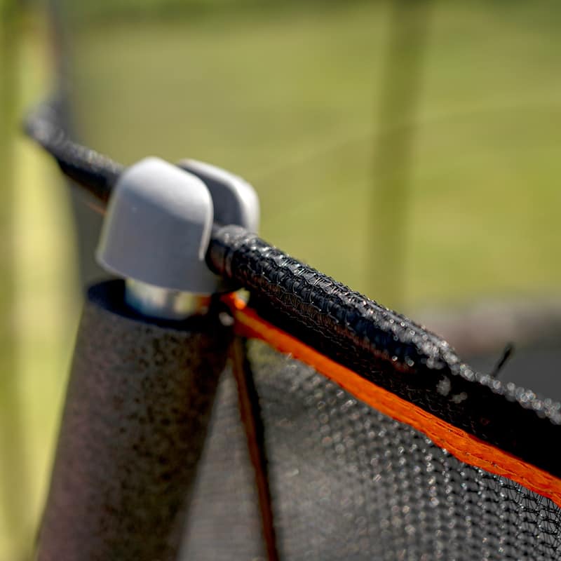 15 ft Round Trampoline with Basketball Hoop - Heavy-Duty 7-Leg Frame, High Bounce Springs & Enclosure - 32