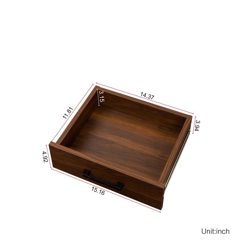 GDF Studio - Centennial Modern 35.43" Tall Modular Wine Bar Buffet Cabinet Storage