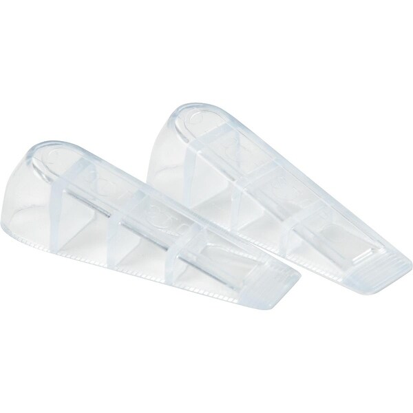 Magic Sliders 2Pk Clear Doorstop