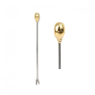 Gold Oval Ball Cocktail Pick