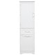 preview thumbnail 37 of 56, GDFStudio - Rowan Tall Freestanding Bathroom Storage Cabinet with Two-Sized Drawers and Adjustable Shelf