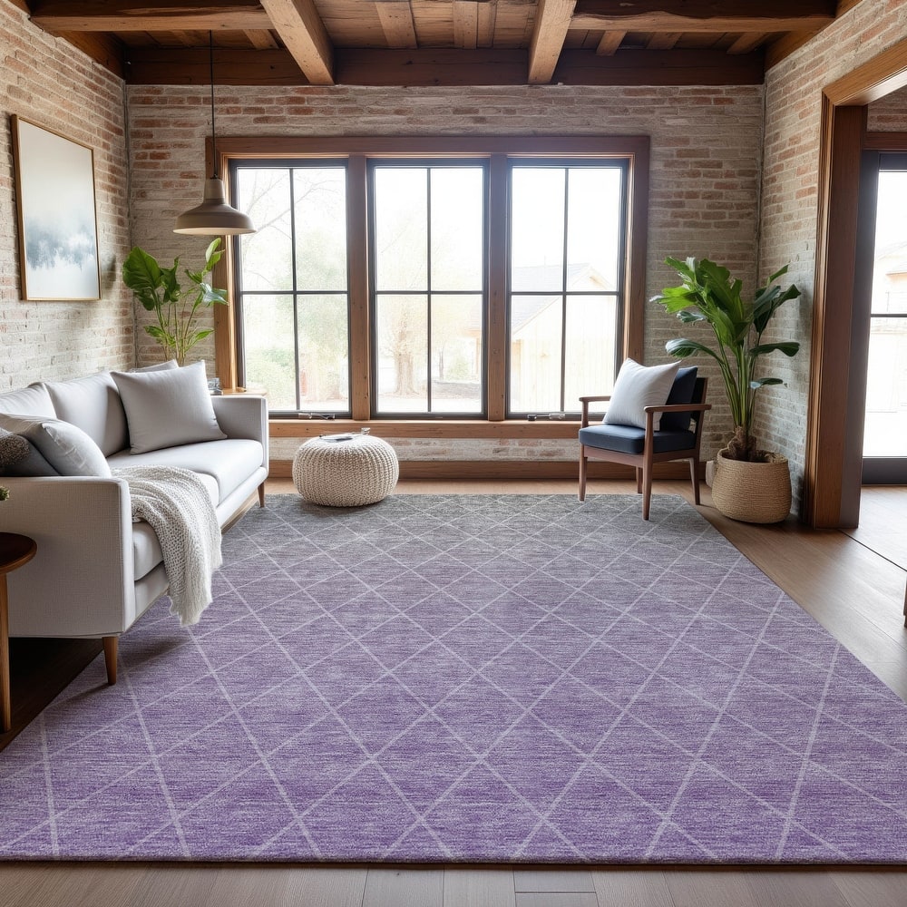 Premium Washable Super Soft Ombre Diamonds Mayfield Rug