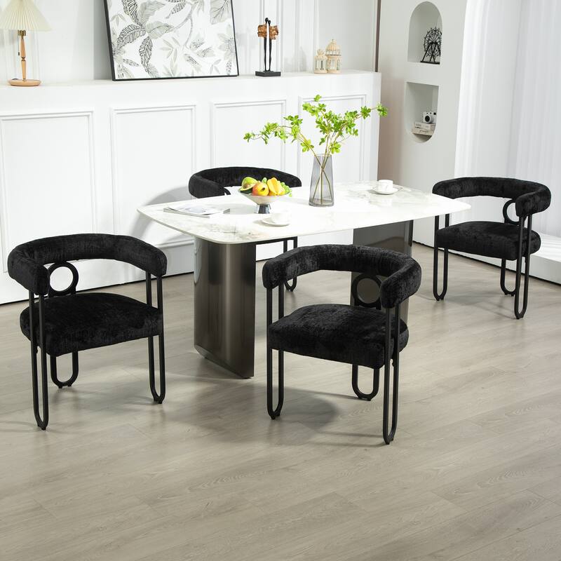 Modern PU Upholstered Accent Chair for LIving Room or Dining