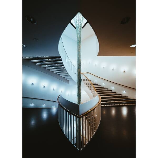 Shop Building Light Stairs Photograph Art Print Wall Artwork Decor