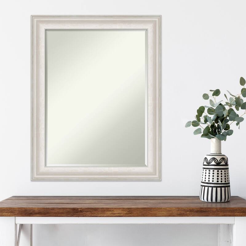 Petite Bevel Wall Mirror - Trio Oil Rubbed Bronze Frame
