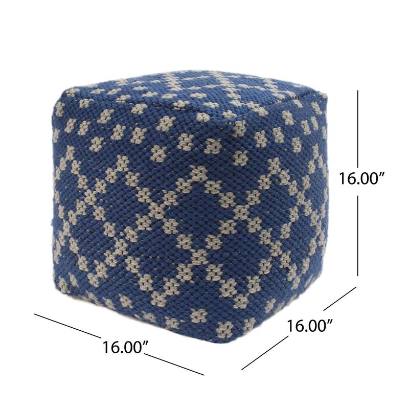 Hansolo Yarn Square Pouf,Comfortable choice, multiple functions, classic design, and cozy corners