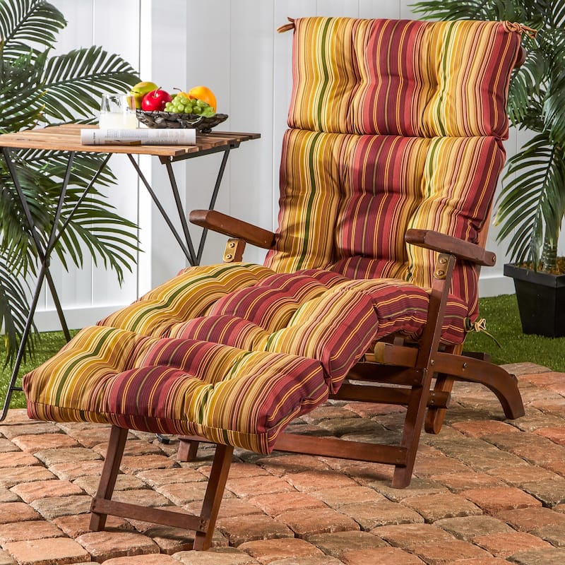 Outdoor Chaise Lounge Cushion by Greendale Home Fashions