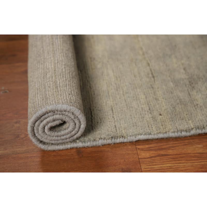 Hand Knotted Oriental 100% Wool Carpet Modern Modern Multi-Colored Gabbeh Area Rug - 3' 11'' X 2' 5''
