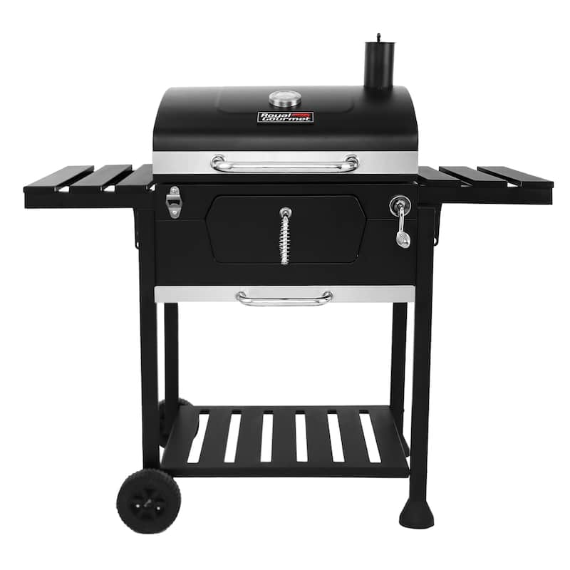 Royal Gourmet 24-inch Charcoal BBQ Grill, Black