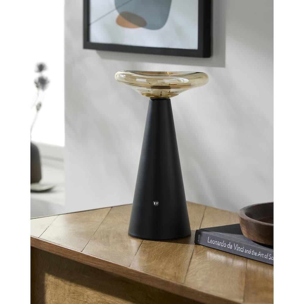 Livabliss Mafra Traditional Accent Table Lamp - 12"H x 7"W x 7"D