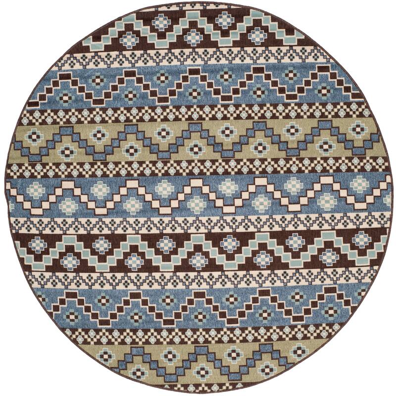 SAFAVIEH Veranda Rudy Indoor/ Outdoor Waterproof Patio Backyard Rug
