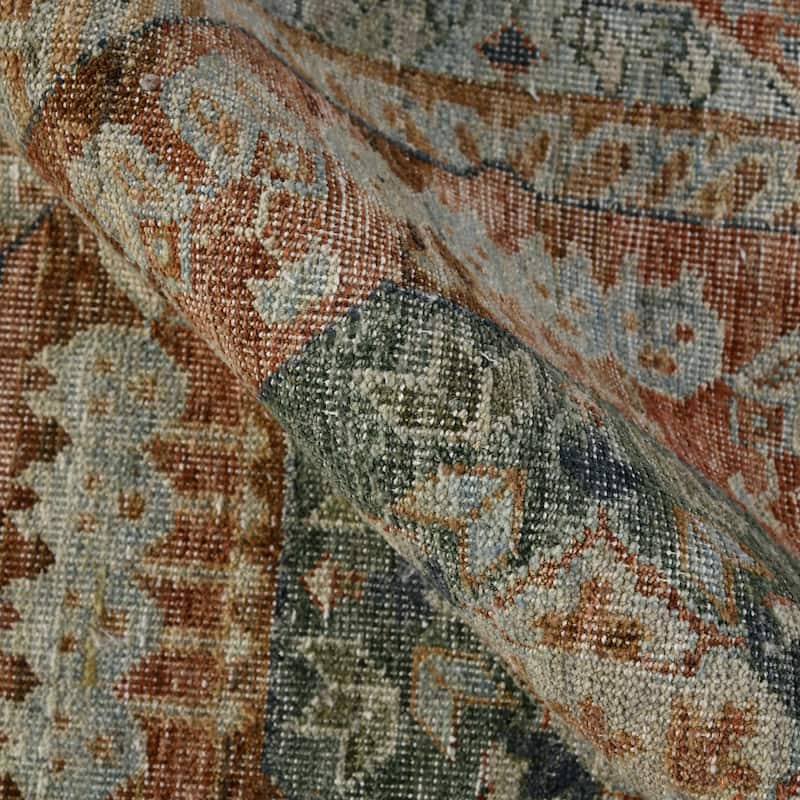Milano Drev Traditional Medallion Hand-Knotted Area Rug