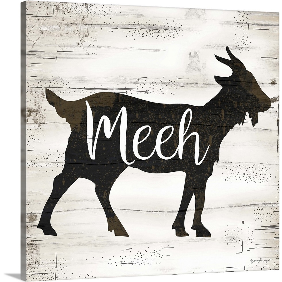 Shop Farmhouse Goat Canvas Wall Art Overstock 21005043