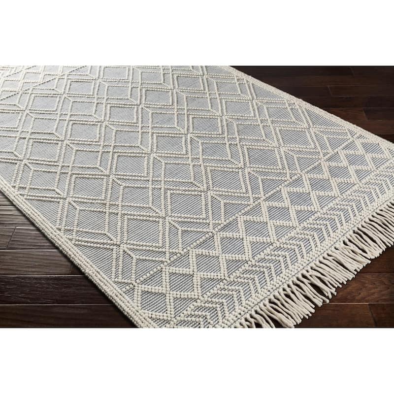 Livabliss Casa DeCampo Farmhouse Diamond Area Rug