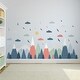 preview thumbnail 1 of 19, Walplus Huge Colorful Mountain Landscape Children Wall Stickers Nursery Décor Multi