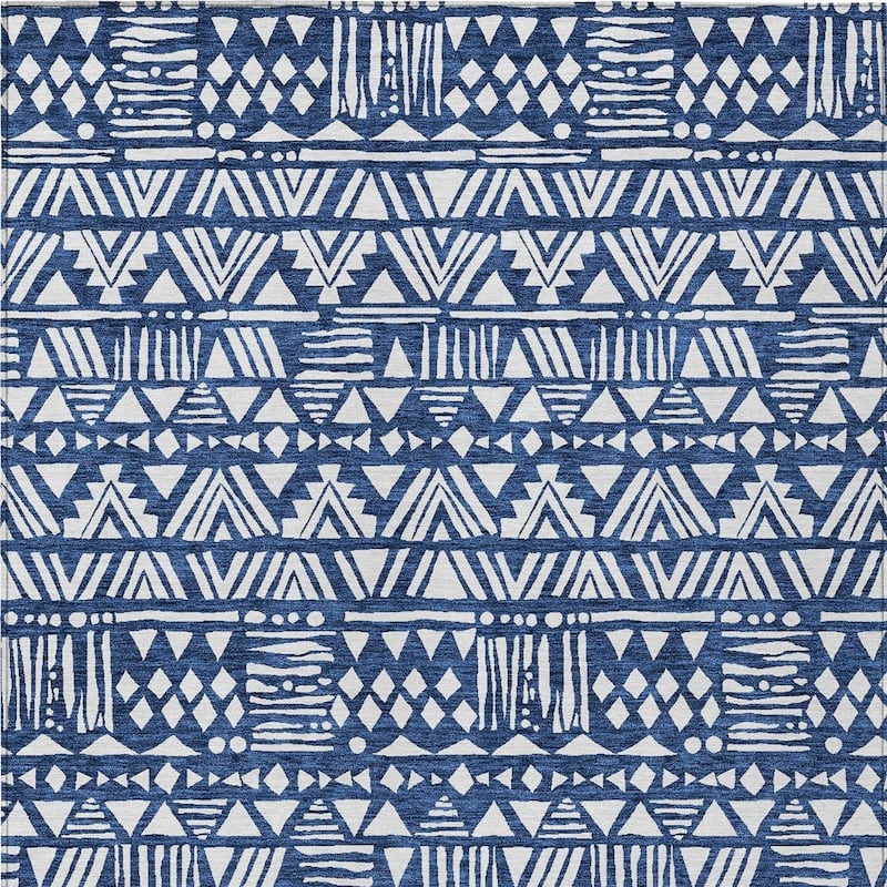 HomeRoots Southwestern Transitional Rectangle Outdoor Rug