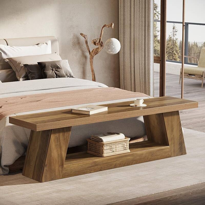 Entryway Bench with Storage End of Bed Bench for Bedroom