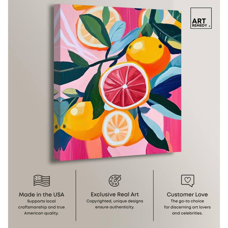 Juicy Paradox I Canvas by Art Remedy, Gallery Wrapped