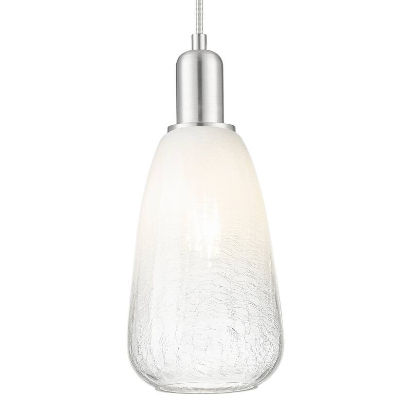 Innovations Lighting 716-1P-G480-6OP Brookhaven Almond 6" Wide Cord - Brushed Satin Nickel