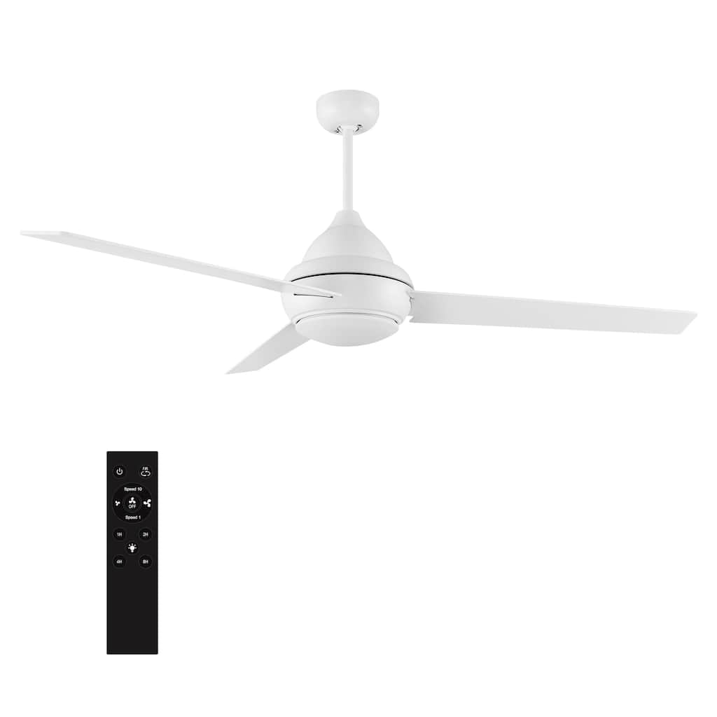 CARRO Aberdeen 52" Indoor Ceiling Fan with LED Light and Remote Control