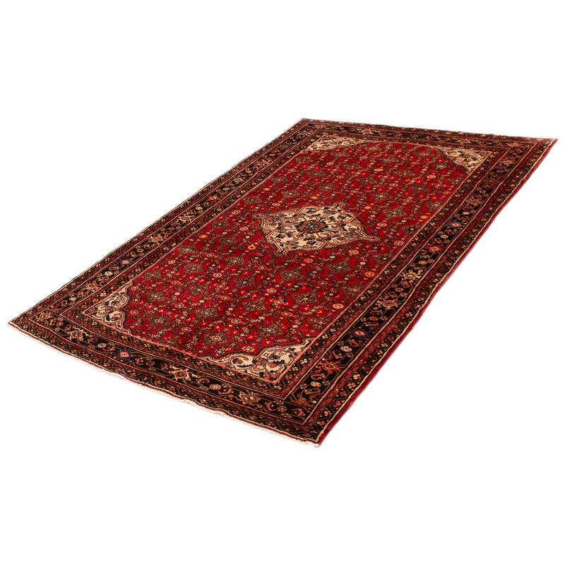 ECARPETGALLERY Hand-knotted Andelz Red Wool Rug - 6'6 x 10'2