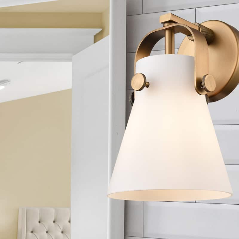 Innovations Lighting 423-1W-5-7 Pilaster II Cone Sconce Pilaster II
