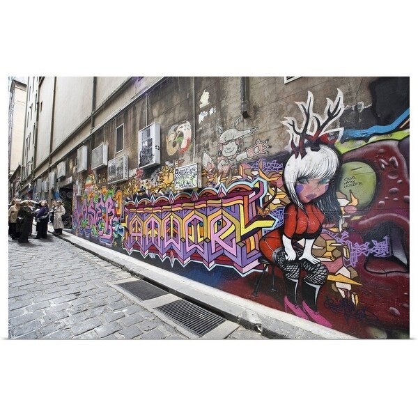 Hosier Lane Melbourne Graffiti Street Art Print Painting Wall Decor Australia