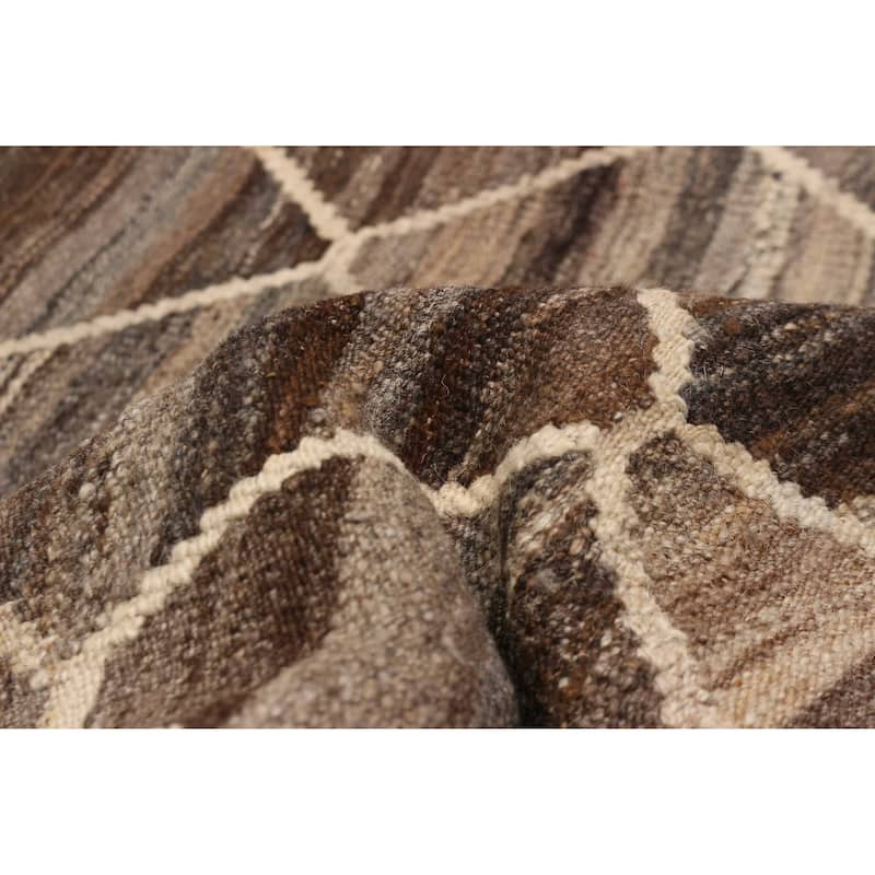 Sivas Brown Kilim 5'2" x 6'8" - 5'2 x 6'8