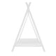 preview thumbnail 4 of 25, White Metal Twin House Bed Tent Frame with Slat, No Box Spring Needed