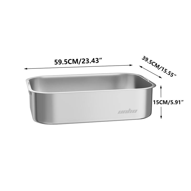 Stainless Steel Planter Box with Wire Handle Greenhouse Planting Box (set of 3)