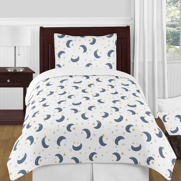 Moon and Star Collection Boy or Girl 4-piece Twin-size Comforter Set ...
