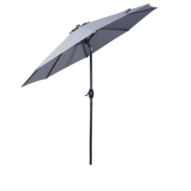 9 ft.Aluminum Market High Quality Light Tilt Patio Beach Umbrella without Base